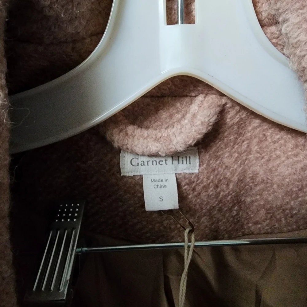 Garnet Hill | Sadie Wool Coat | Small | Nwt | Dusk Pink - Picture 12 of 12